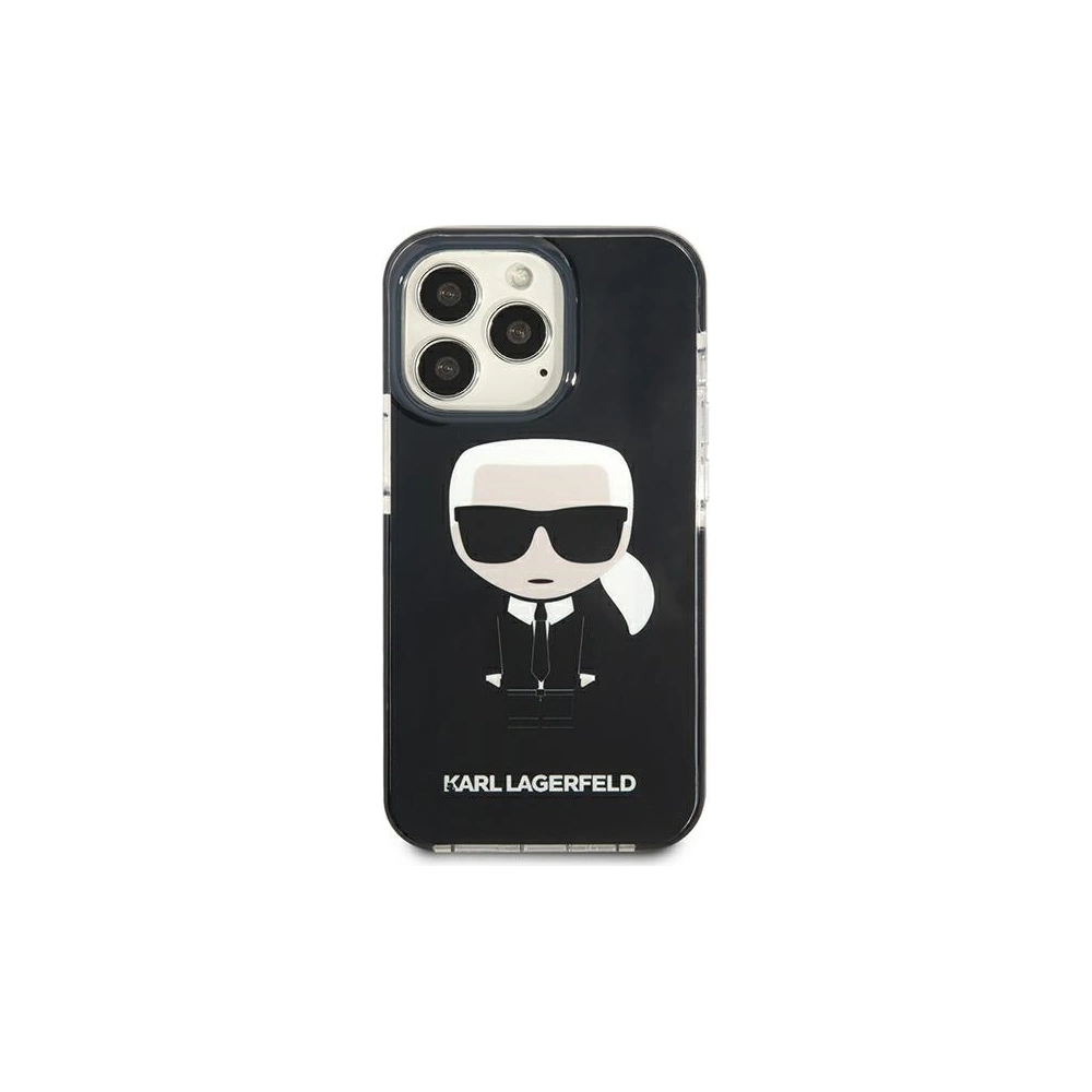 Etui Karl Lagerfeld KLHCP13XTPEIKK Apple iPhone 13 Pro Max hardcase czarny/black Iconik Karl