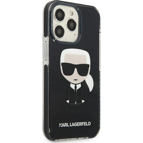 Kup Etui Karl Lagerfeld KLHCP13XTPEIKK Apple iPhone 13 Pro Max hardcase czarny/black Iconik Karl - KLD884BLK - {ean13} - Sklep Home Screen