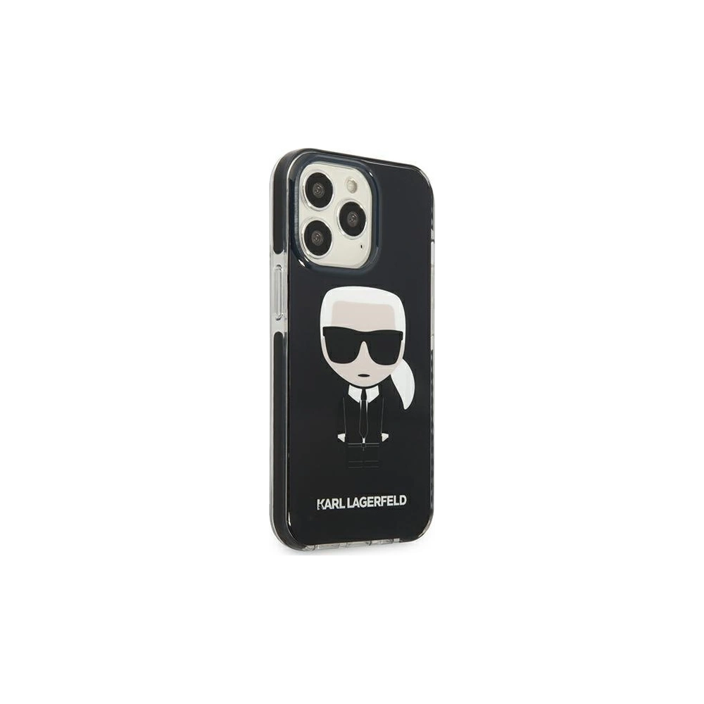 Etui Karl Lagerfeld KLHCP13XTPEIKK Apple iPhone 13 Pro Max hardcase czarny/black Iconik Karl