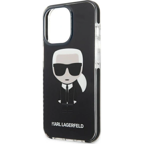 Kup Etui Karl Lagerfeld KLHCP13XTPEIKK Apple iPhone 13 Pro Max hardcase czarny/black Iconik Karl - KLD884BLK - {ean13} - Sklep Home Screen