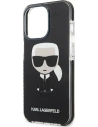 Buy Karl Lagerfeld KLHCP13XTPEIKK Apple iPhone 13 Pro Max hardcase black Iconik Karl - KLD884BLK - {ean13} - Home Screen Store Europe