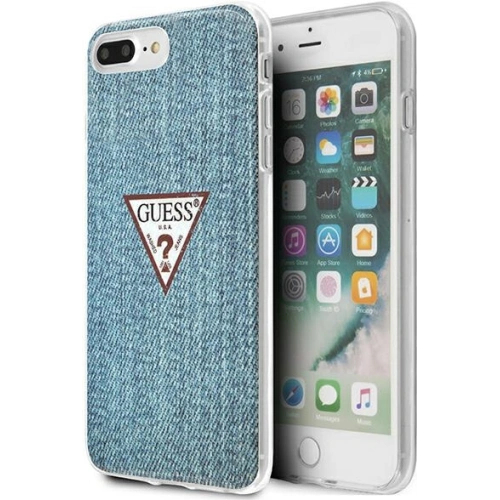 Kup Etui Guess GUHCI8LPCUJULLB Apple iPhone 8/7 Plus modré/light blue hardcase Jeans Collection - GUE1653BLU - {ean13} - Sklep Home Screen