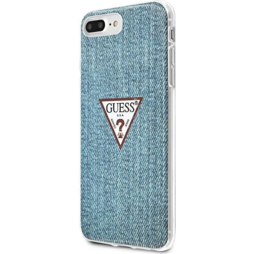 Kup Etui Guess GUHCI8LPCUJULLB Apple iPhone 8/7 Plus modré/light blue hardcase Jeans Collection - GUE1653BLU - {ean13} - Sklep Home Screen