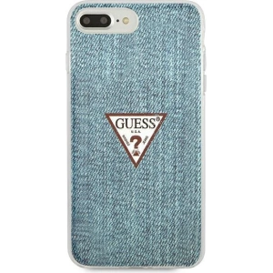 Kup Etui Guess GUHCI8LPCUJULLB Apple iPhone 8/7 Plus niebieski/light blue hardcase Jeans Collection - GUE1653BLU - {ean13} - Sklep Home Screen