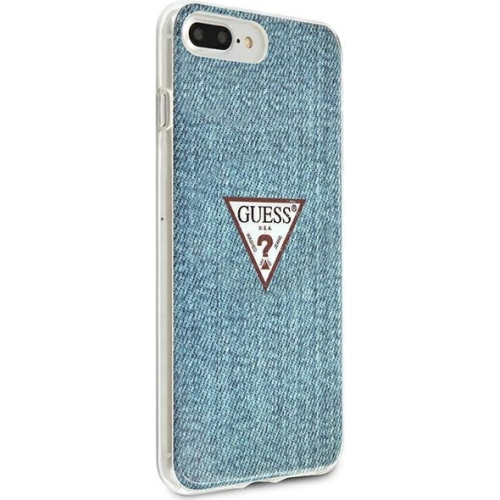 Kup Etui Guess GUHCI8LPCUJULLB Apple iPhone 8/7 Plus modré/light blue hardcase Jeans Collection - GUE1653BLU - {ean13} - Sklep Home Screen