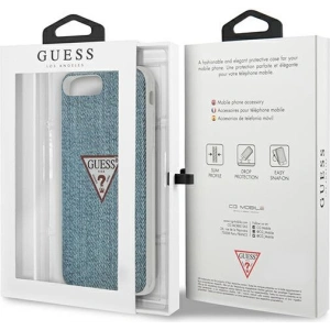 Kup Etui Guess GUHCI8LPCUJULLB Apple iPhone 8/7 Plus niebieski/light blue hardcase Jeans Collection - GUE1653BLU - {ean13} - Sklep Home Screen