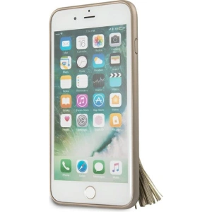 Kup Etui Guess GUHCI8LRSSABE Apple iPhone 8/7 Plus beige/beżowy hard case Saffiano with ring stand - GUE1654BEI - {ean13} - Sklep Home Screen