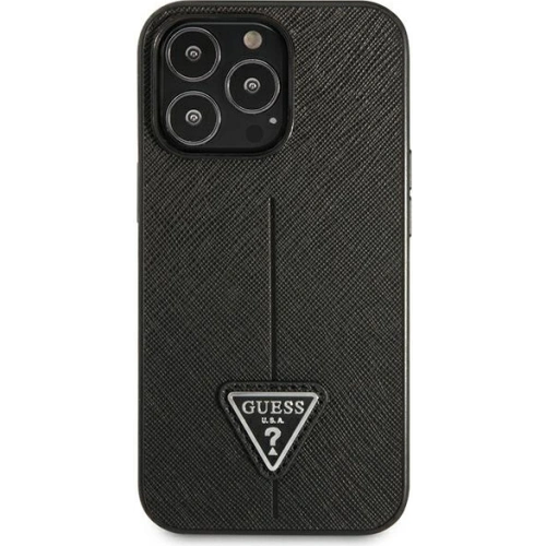Kup Etui Guess GUHCP13LPSATLK Apple iPhone 13 Pro negru/black hardcase Saffiano Triangle Logo - GUE1656BLK - {ean13} - Sklep Home Screen