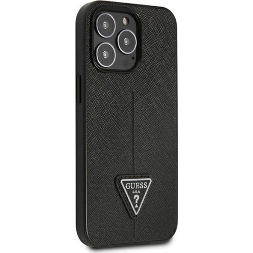 Kup Etui Guess GUHCP13LPSATLK Apple iPhone 13 Pro černý/black hardcase Saffiano Triangle Logo - GUE1656BLK - {ean13} - Sklep Home Screen