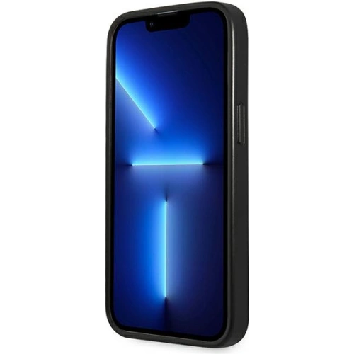 Buy Guess GUHCP13LPSATLK Apple iPhone 13 Pro black hardcase Saffiano Triangle Logo - GUE1656BLK - {ean13} - Home Screen Store Europe