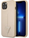 Etui Guess GUHCP13MPSATLE Apple iPhone 13 bej hardcase Saffiano Triangle Logo