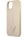 Kup Etui Guess GUHCP13MPSATLE Apple iPhone 13 bej hardcase Saffiano Triangle Logo - GUE1657BEI - {ean13} - Sklep Home Screen