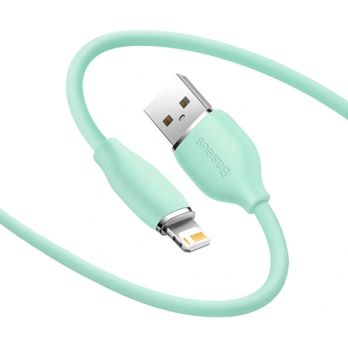 Kup USB-Kabel zu Lightning Baseus Jelly, 2.4A, 1,2m (grün) - BSU3123GRN - {ean13} - Sklep Home Screen