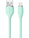 Kup USB-Kabel zu Lightning Baseus Jelly, 2.4A, 1,2m (grün) - BSU3123GRN - {ean13} - Sklep Home Screen