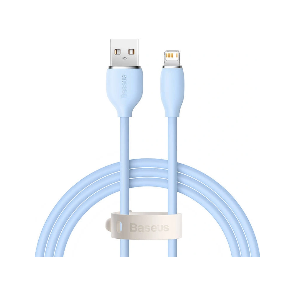 Kabel USB do Lightning Baseus Jelly, 2.4A, 2m (niebieski)