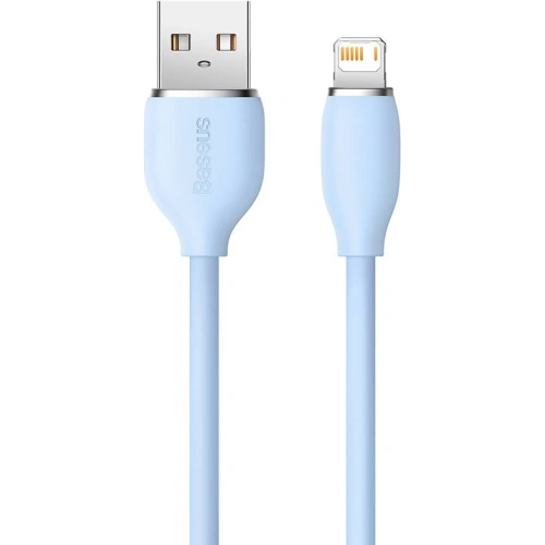 Kup USB-Kabel zu Lightning Baseus Jelly, 2.4A, 2m (blau) - BSU3125BLU - {ean13} - Sklep Home Screen