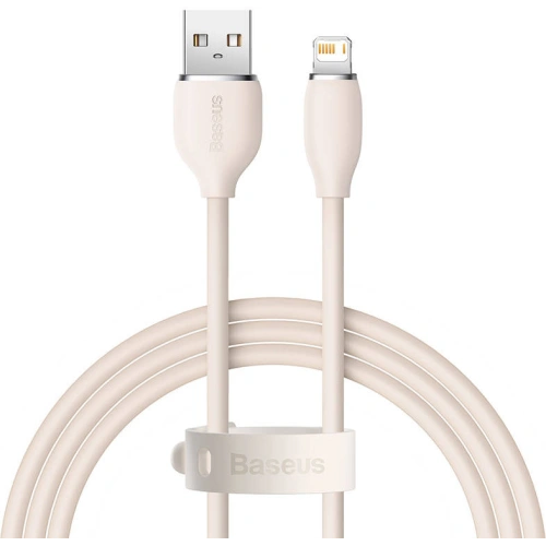 Kup USB kábel Lightning Baseus Jelly, 2.4A, 2m (rózsaszín) - BSU3127PNK - {ean13} - Sklep Home Screen