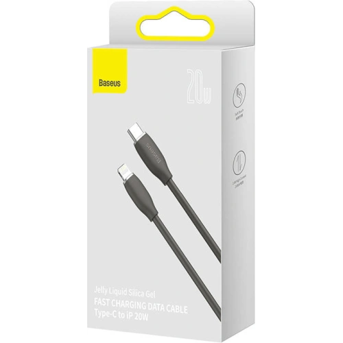 Kup USB-C zu Lightning Kabel Baseus Jelly, 20W, 1,2m (schwarz) - BSU3128BLK - {ean13} - Sklep Home Screen