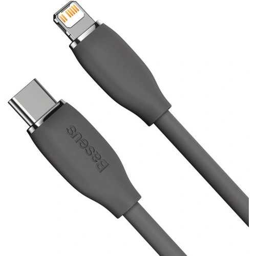 Buy Baseus Jelly cable USB-C to Lightning, 20W, 1,2m (black) - BSU3128BLK - {ean13} - Home Screen Store Europe