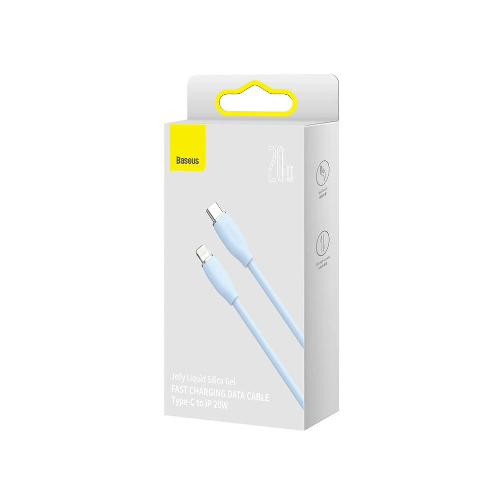 Kabel Baseus Jelly USB-C/Lightning 20W, 1,2m (niebieski)