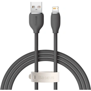 Baseus Jelly cable USB to Lightning, 2,4A, 1,2m (black)