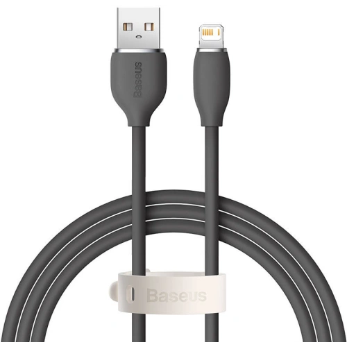 Kup USB kábel Lightninghoz Baseus Jelly, 2,4A 1,2m (fekete) - BSU3133BLK - {ean13} - Sklep Home Screen