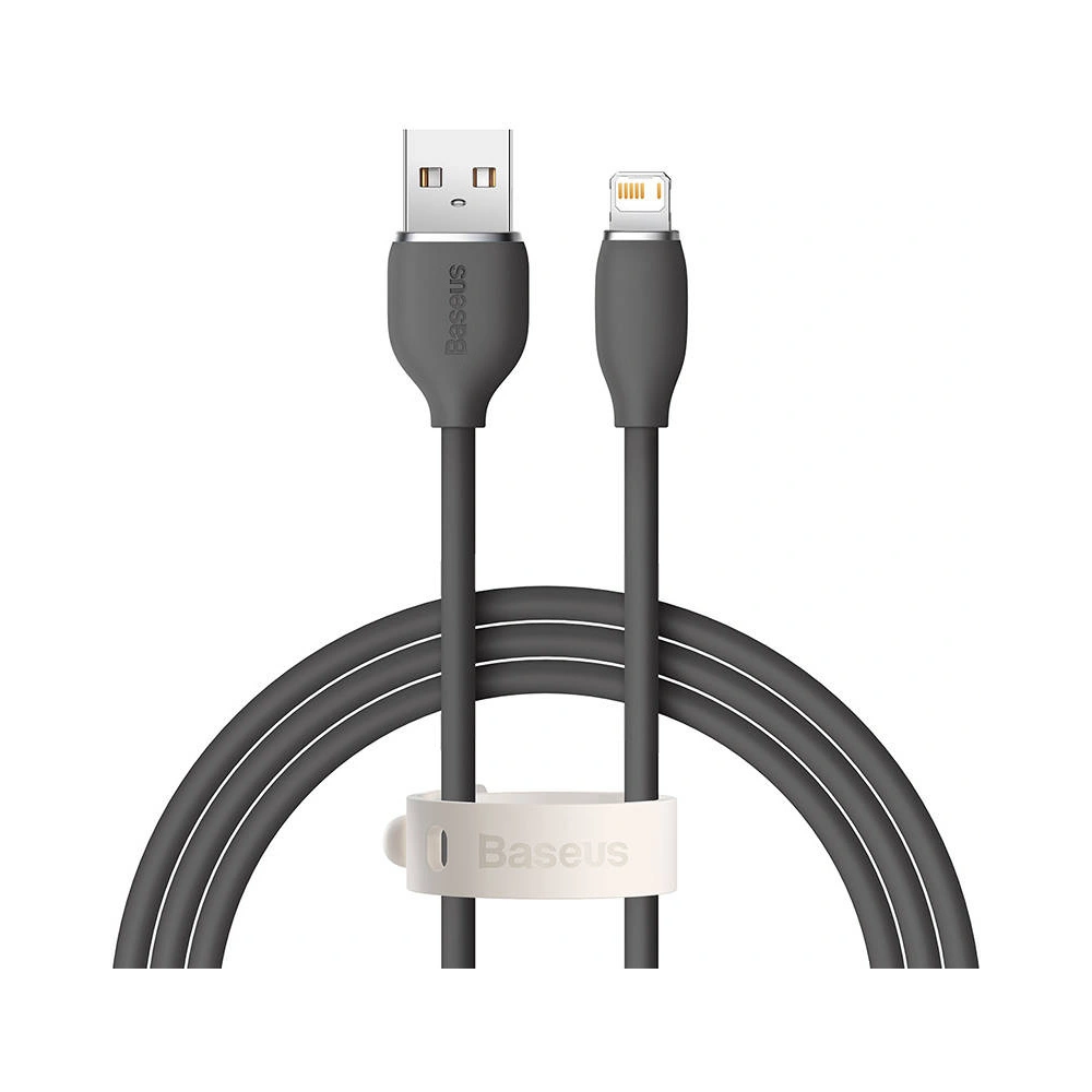 Kabel USB do Lightning Baseus Jelly, 2,4A 1,2m (czarny)