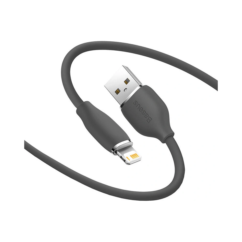 Kabel USB do Lightning Baseus Jelly, 2,4A 1,2m (czarny)