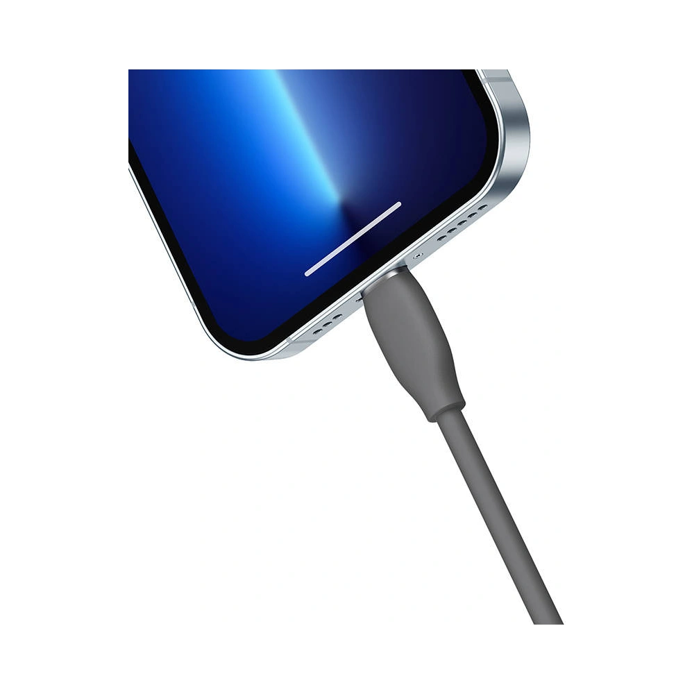 Kabel USB do Lightning Baseus Jelly, 2,4A 1,2m (czarny)