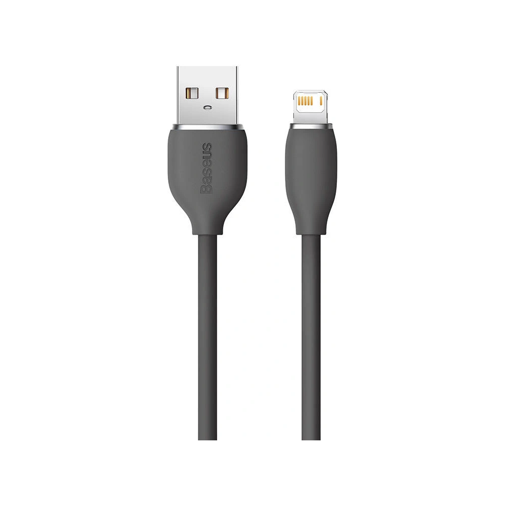 Kabel USB do Lightning Baseus Jelly, 2,4A 1,2m (czarny)
