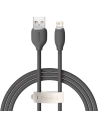 Cablul Baseus Jelly USB-A/Lightning 2,4A 2m (negru)