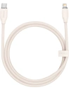 USB-C to Lightning kábel Baseus Jelly, 20W, 1,2m (rózsaszín)