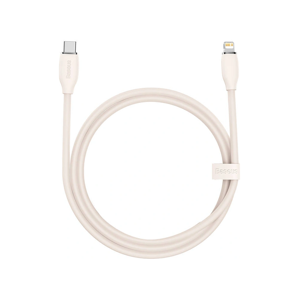Kabel USB-C do Lightning Baseus Jelly, 20W, 1,2m (różowy)