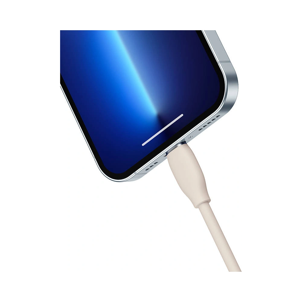 Kabel USB-C do Lightning Baseus Jelly, 20W, 1,2m (różowy)
