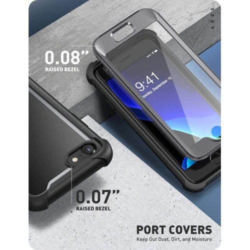Kup Etui Supcase IBLSN Ares Apple iPhone SE 2022/SE 2020/8/7 Fekete - SPC258BLK - {ean13} - Sklep Home Screen