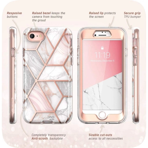 Kup Case Supcase Cosmo Apple iPhone SE 2022/SE 2020/8/7 Marmor - SPC259MRB - {ean13} - Sklep Home Screen