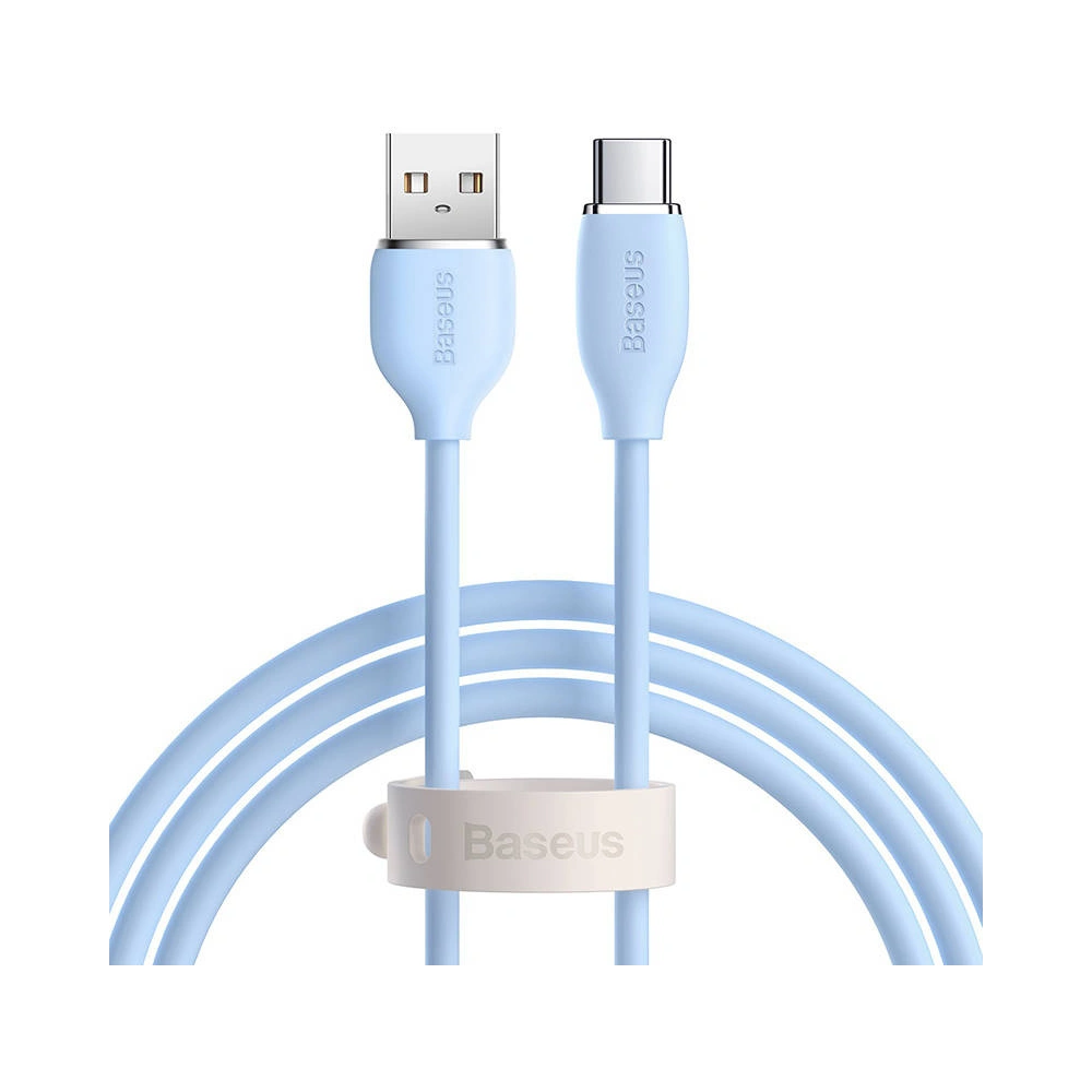 Kabel USB do USB-C Baseus Jelly, 100W, 2m (niebieski)