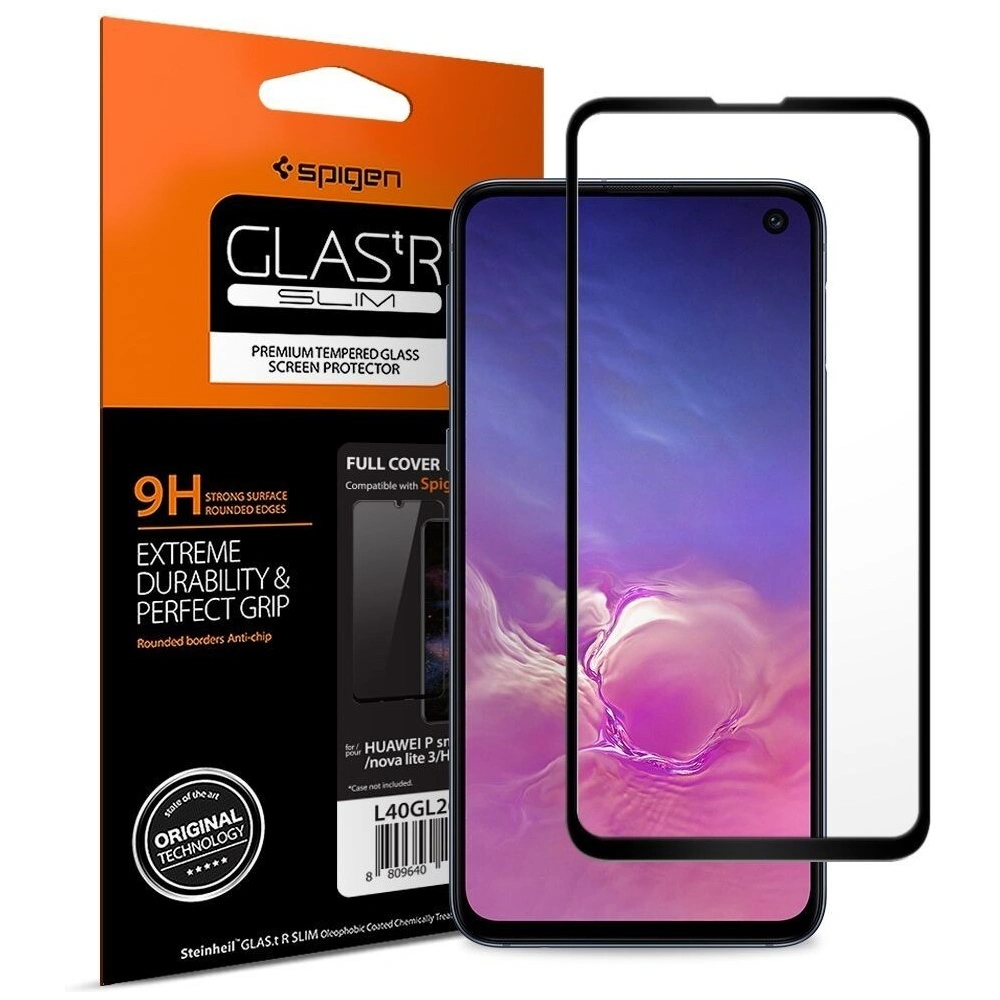 Kup Szkło hartowane Spigen GLAS.tR Slim Samsung Galaxy S10e Full Cover Case Friendly w najlepszej cenie w Home Screen