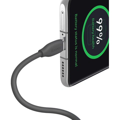 Kup USB-C to USB-C kábel Baseus Jelly, 100W, 1,2m (fekete) - BSU3145BLK - {ean13} - Sklep Home Screen