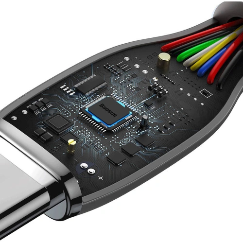 Kup Kabel USB-C do USB-C Baseus Jelly, 100W, 1,2m (černý) - BSU3145BLK - {ean13} - Sklep Home Screen