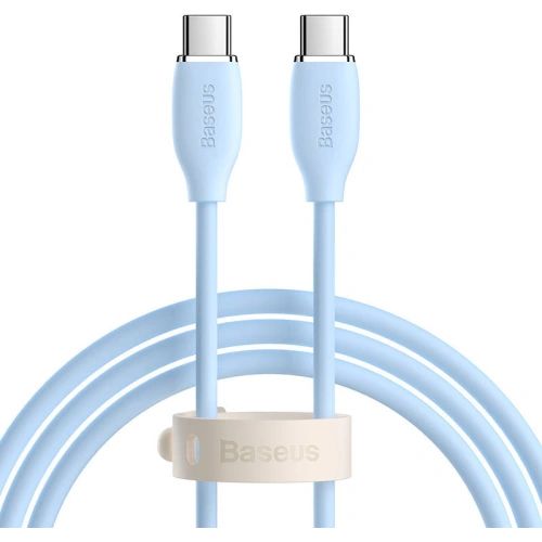 Kup Cablul USB-C la USB-C Baseus Jelly, 100W, 1,2m (albastru) - BSU3146BLU - {ean13} - Sklep Home Screen