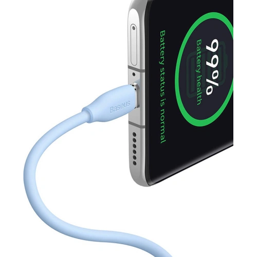 Kup USB-C to USB-C kábel Baseus Jelly, 100W, 1,2m (kék) - BSU3146BLU - {ean13} - Sklep Home Screen