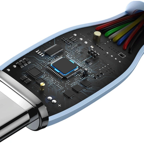 Kup USB-C to USB-C kábel Baseus Jelly, 100W, 1,2m (kék) - BSU3146BLU - {ean13} - Sklep Home Screen