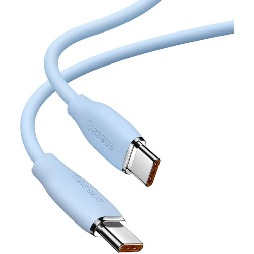 Kup USB-C to USB-C kábel Baseus Jelly, 100W, 1,2m (kék) - BSU3146BLU - {ean13} - Sklep Home Screen
