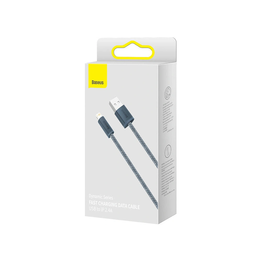 Kabel Baseus Dynamic Series USB-A/Lightning 2.4A, 2m (szary)