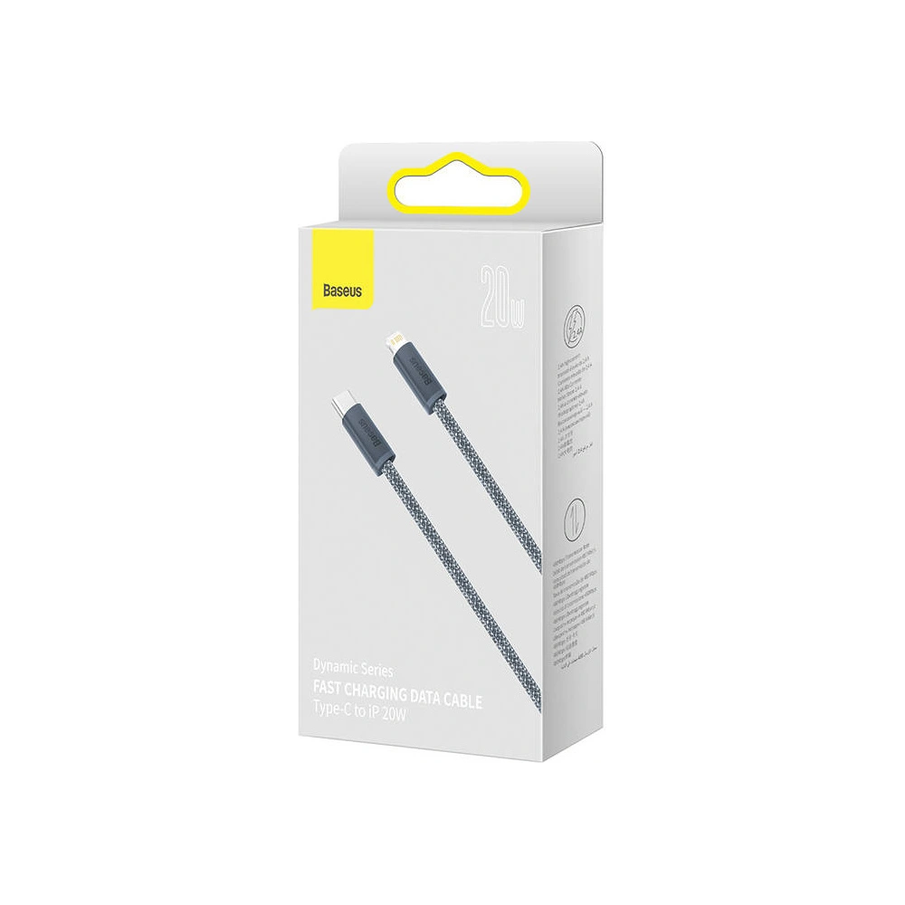 Kabel USB-C do Lightning Baseus Dynamic Series, 20W, 1m (szary)