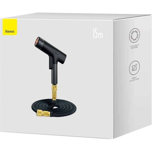 Buy Watering Spray Nozzle Baseus GF4, 15m (black) - BSU3159BLK - {ean13} - Home Screen Store Europe