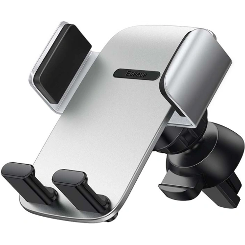 Buy Baseus Easy Control Pro car holder air vent (silver) - BSU3161SLV - {ean13} - Home Screen Store Europe