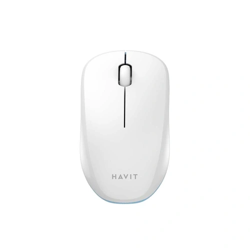 Buy Havit MS66GT-WB universal wireless mouse (white&blue) - HVT154WHTBLU - {ean13} - Home Screen Store Europe