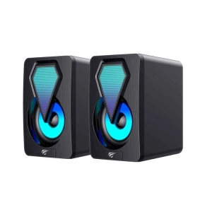 Kup Głośniki komputerowe Havit SK210mini PRO 2.0 RGB (czarne) - HVT158BLK - {ean13} - Sklep Home Screen